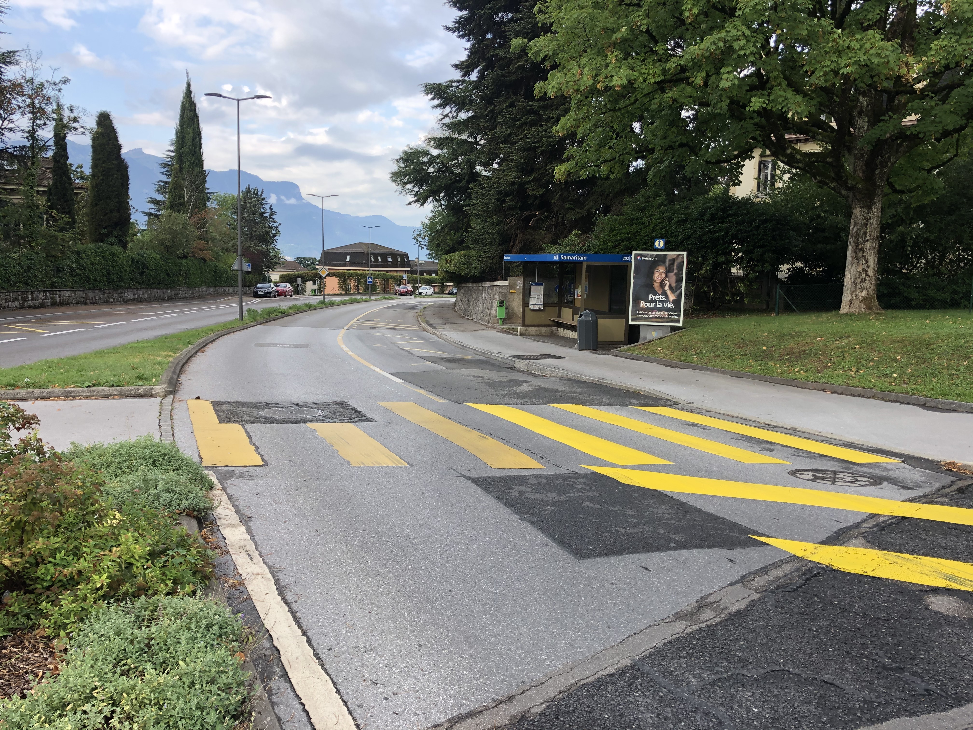 Des travaux auront lieu autour de l'arrêt de bus du Samaritain à Vevey 